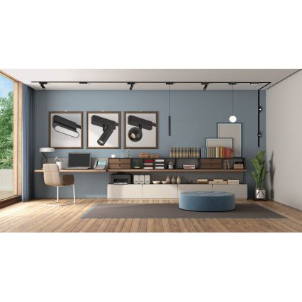 Rabalux - LED Ceiling light for 1-phase rail system LED/6W/230V 3000K 11,5 cm black