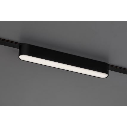 Rabalux - LED Ceiling light for 1-phase rail system LED/12W/230V 4000K 22 cm black