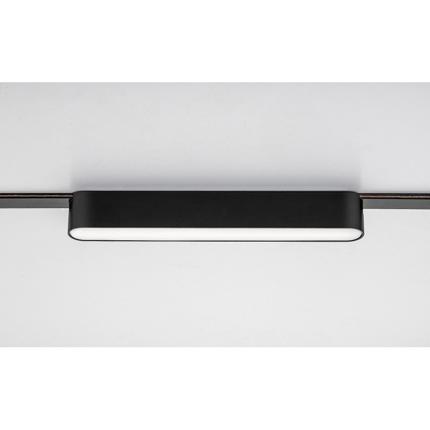 Rabalux - LED Ceiling light for 1-phase rail system LED/12W/24V 4000K 22 cm black