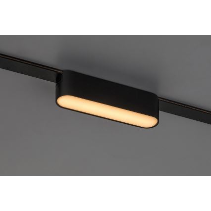 Rabalux - LED Dimmable ceiling light for 1-phase rail system LED/6W/24V 2700-5500K Wi-Fi Tuya 11,5 cm black