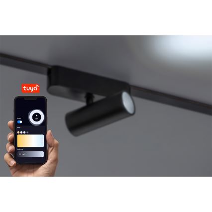 Rabalux - LED Dimmable spotlight for 1-phase rail system LED/5W/24V 2700-5500K Wi-Fi Tuya black