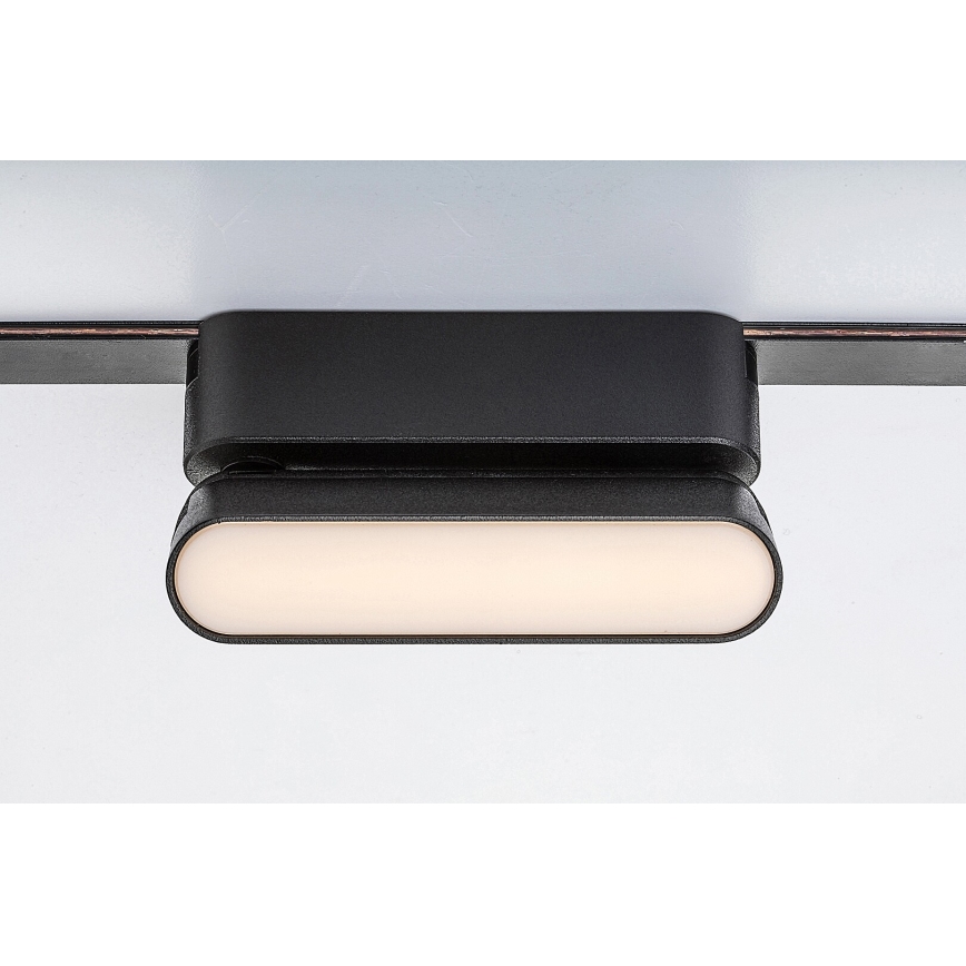 Rabalux - LED Dimmable ceiling light for 1-phase rail system LED/4W/24V 2700-5500K Wi-Fi Tuya 11,5 cm black