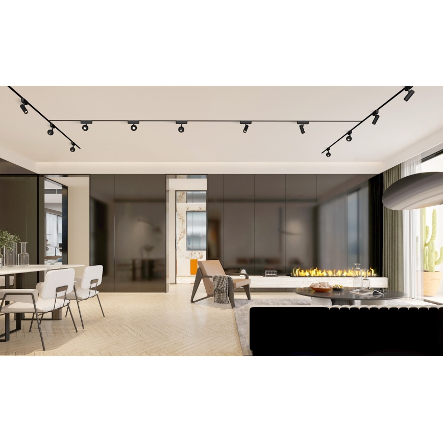Rabalux - LED Dimmable spotlight for 1-phase rail system LED/5W/24V 2700-5500K Wi-Fi Tuya black
