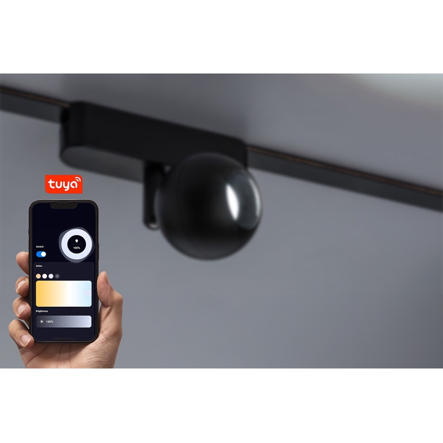 Rabalux - LED Dimmable spotlight for 1-phase rail system LED/5W/24V 2700-5500K Wi-Fi Tuya black
