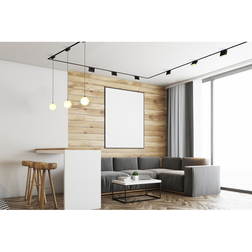 Rabalux - LED Dimmable chandelier on a string for 1-phase rail system LED/5W/24V 2700-5500K Wi-Fi Tuya black