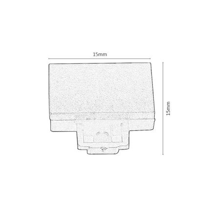 Rabalux - SET 2x End connector for lights in rail system