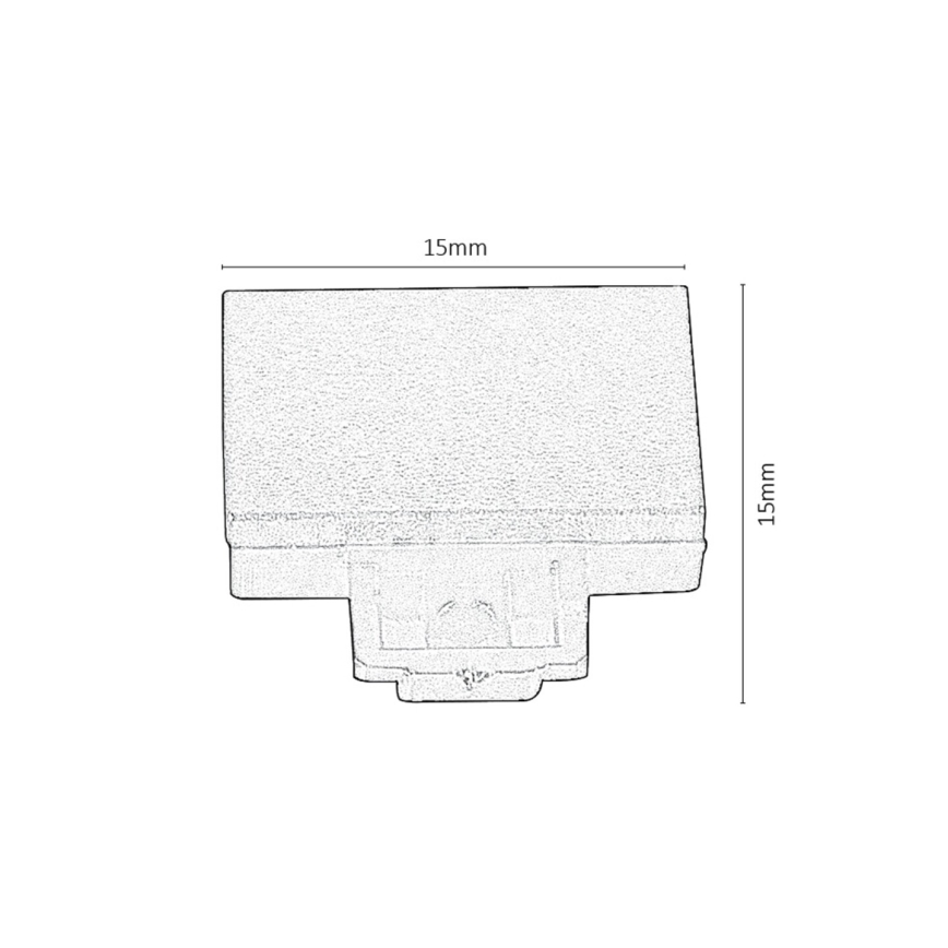 Rabalux - SET 2x End connector for lights in rail system