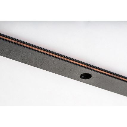 Rabalux - Rail system 1-phase 1 m + 2x end connector black