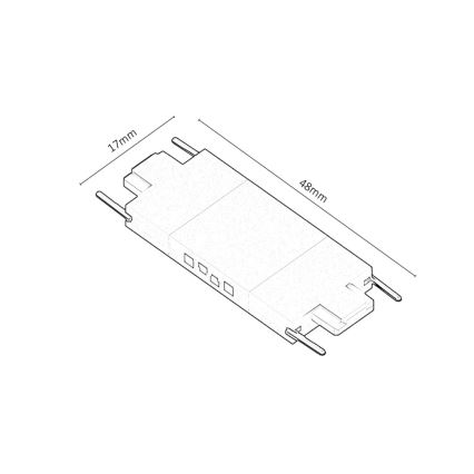 Rabalux - Connector for lights in rail system straight type