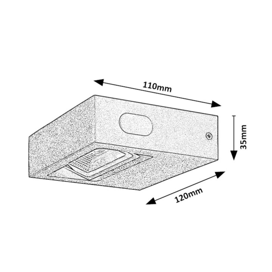 Rabalux - LED Outdoor wall light LED/7W/230V IP65