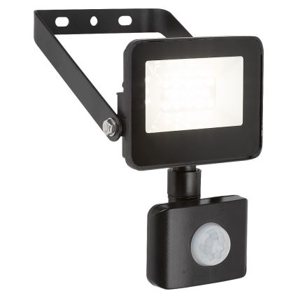 Rabalux - LED Floodlight with a sensor LED/10W/230V 4000K IP44 black