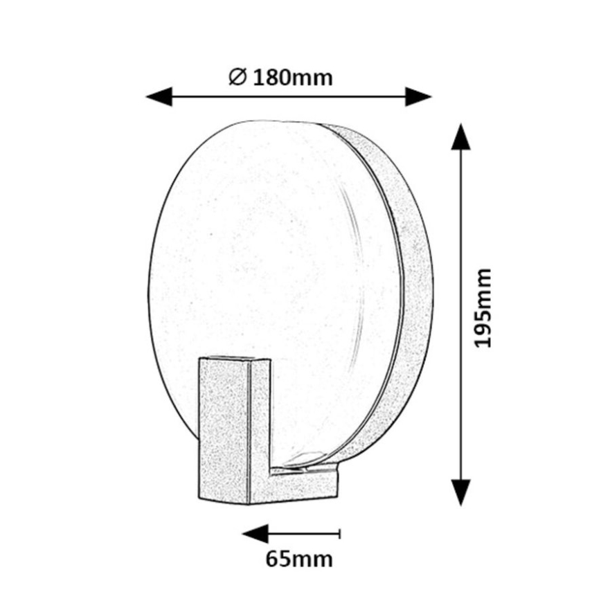 Rabalux - LED Outdoor wall light LED/10W/230V IP44