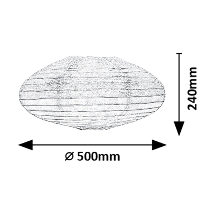 Rabalux - Lampshade for chandelier max. 40W d. 50 cm white
