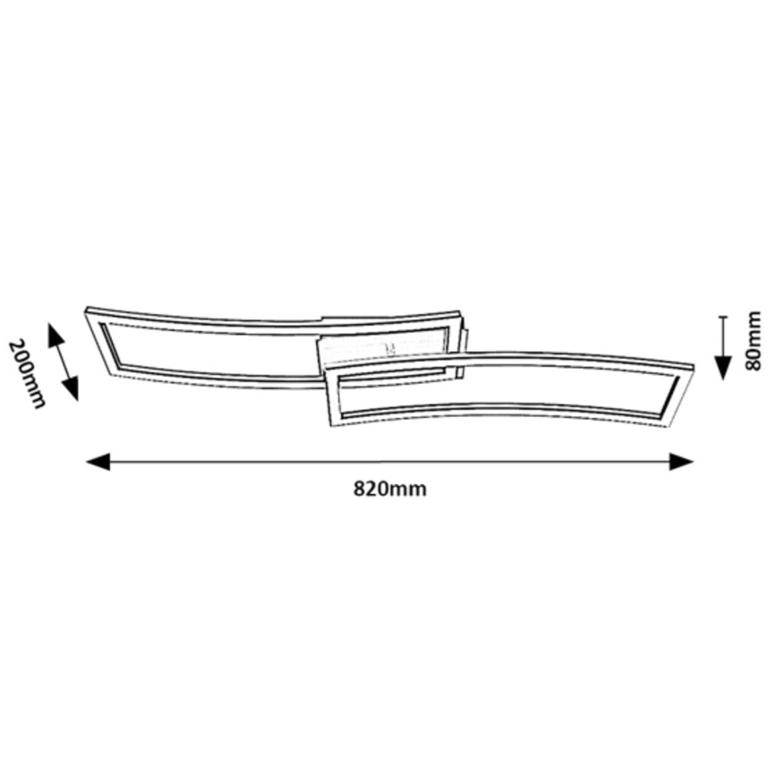 Rabalux - LED Ceiling light LED/40W/230V 3000K