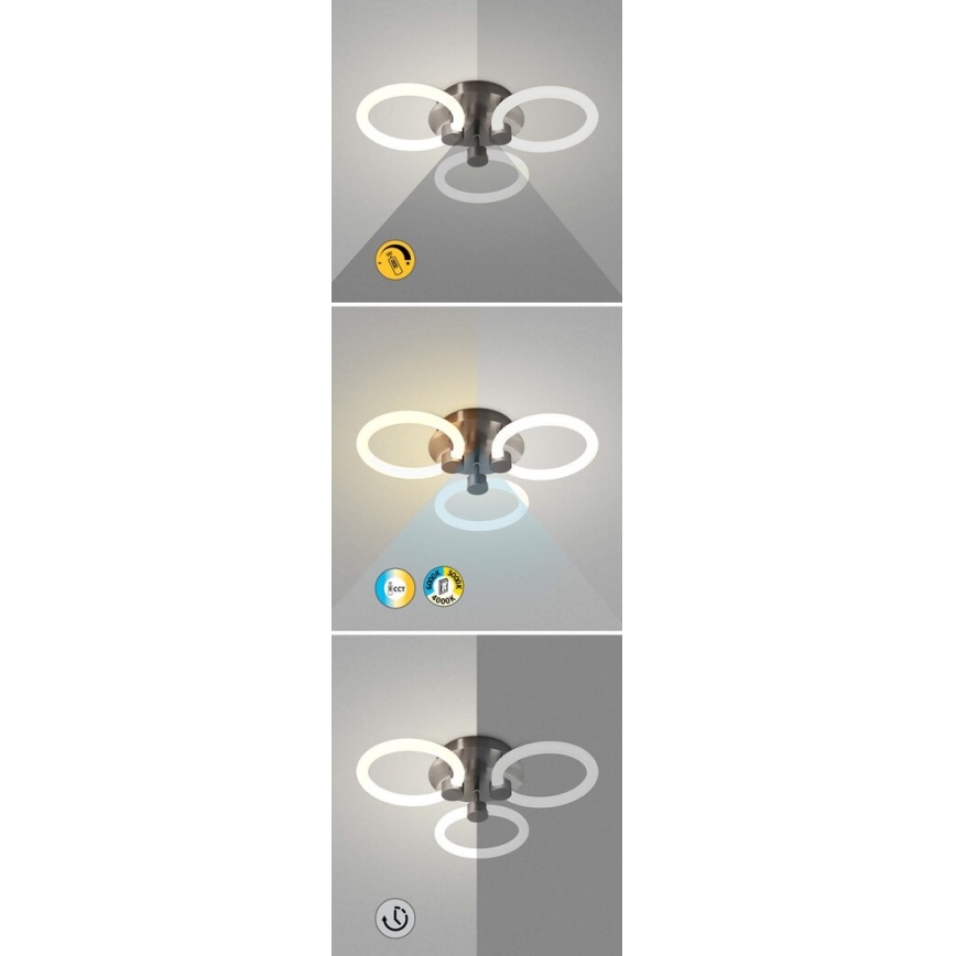 Rabalux - LED Dimmable ceiling light LED/47W/230V 3000/4000/6000K + remote control