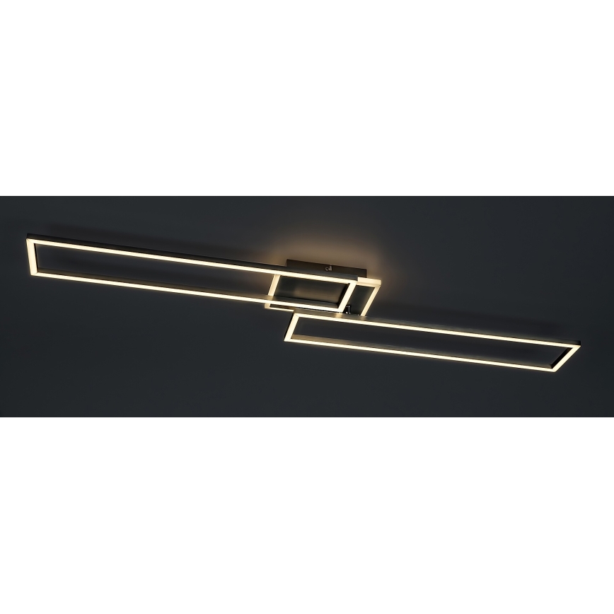 Rabalux - LED Dimmable ceiling light LED/40W/230V 2700-6500K Wi-Fi Tuya matte chrome + remote control 25x110 cm
