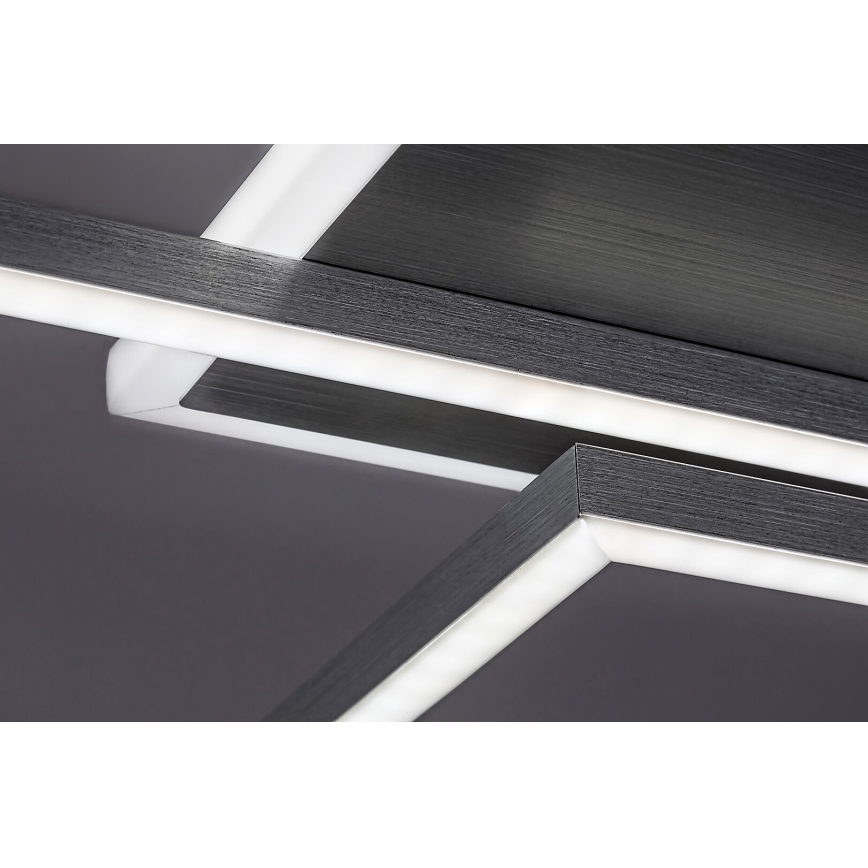 Rabalux - LED Dimmable ceiling light LED/40W/230V 2700-6500K Wi-Fi Tuya matte chrome + remote control 25x110 cm