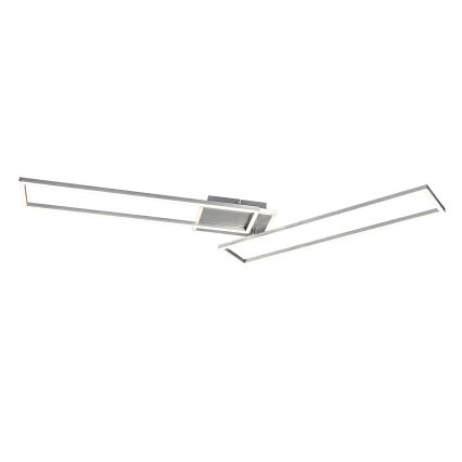 Rabalux - LED Dimmable ceiling light LED/40W/230V 2700-6500K Wi-Fi Tuya matte chrome + remote control 25x110 cm