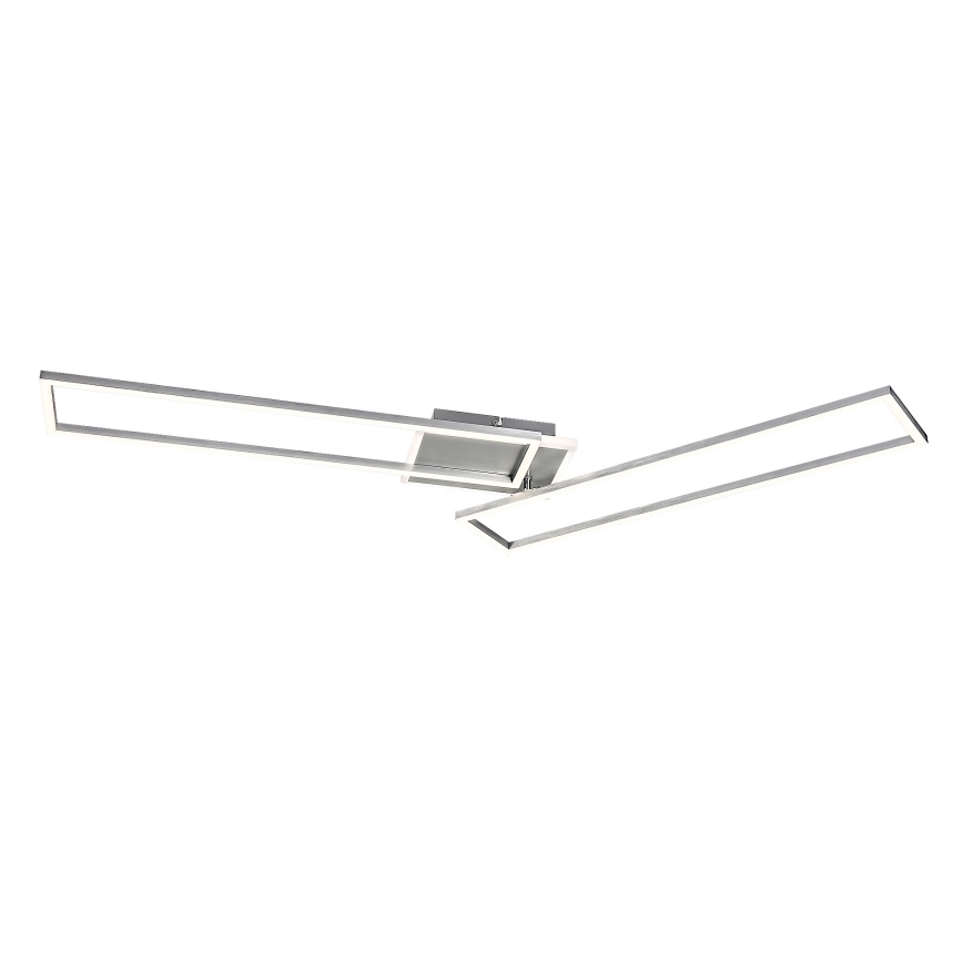 Rabalux - LED Dimmable ceiling light LED/40W/230V 2700-6500K Wi-Fi Tuya matte chrome + remote control 25x110 cm