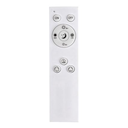 Rabalux - LED Dimmable ceiling light LED/40W/230V 2700-6500K Wi-Fi Tuya matte chrome + remote control 25x110 cm
