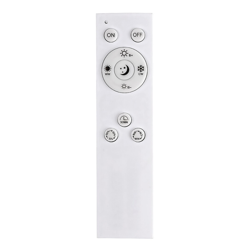 Rabalux - LED Dimmable ceiling light LED/40W/230V 2700-6500K Wi-Fi Tuya matte chrome + remote control 25x110 cm