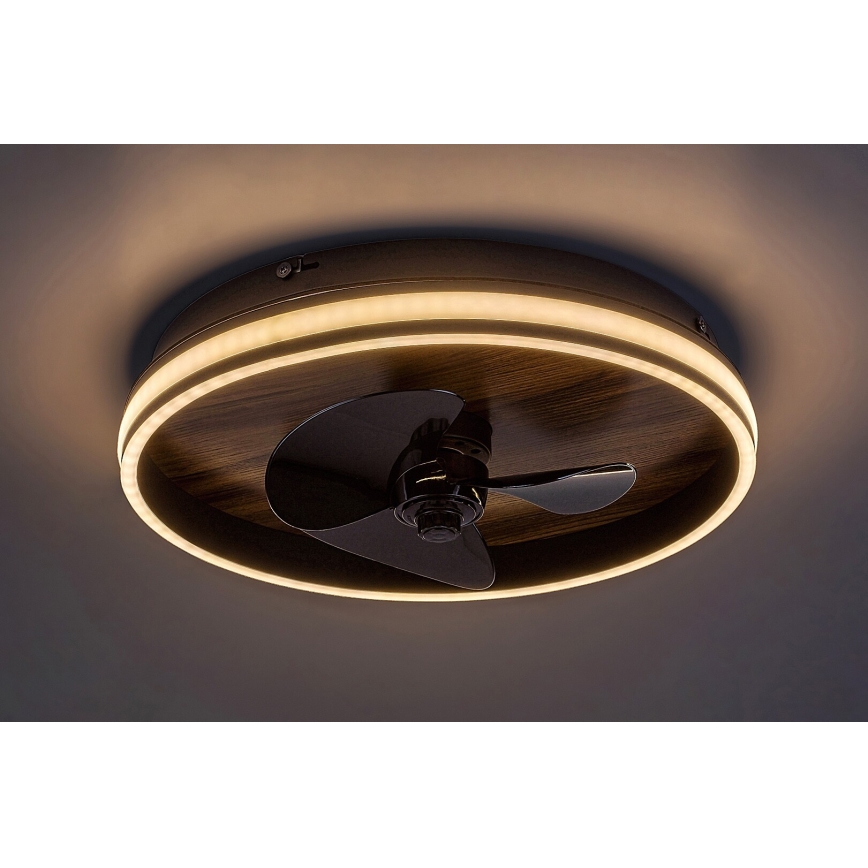 Rabalux - LED Dimmable ceiling light with a fan LED/30W/230V 3000-6500K + remote control