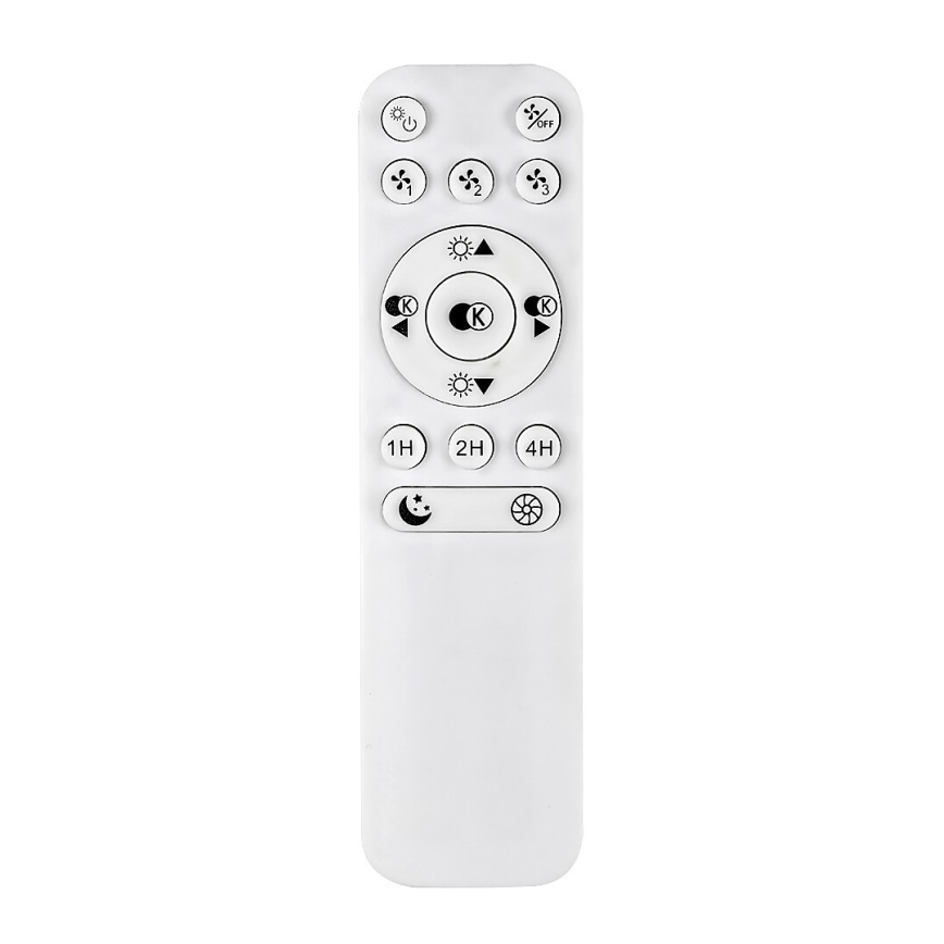 Rabalux - LED Dimmable ceiling light with a fan LED/30W/230V 3000-6500K + remote control
