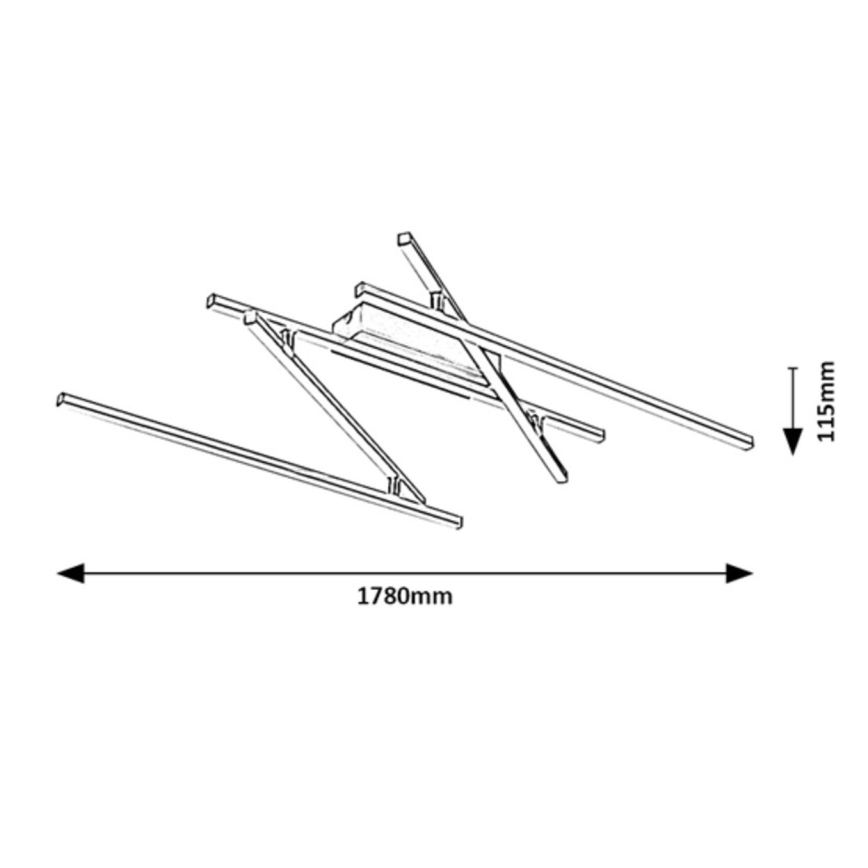 Rabalux - LED Ceiling light LED/40W/230V 4000K