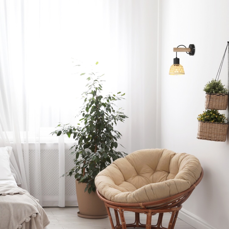 Rabalux - Wall light 1xE27/15W/230V rattan
