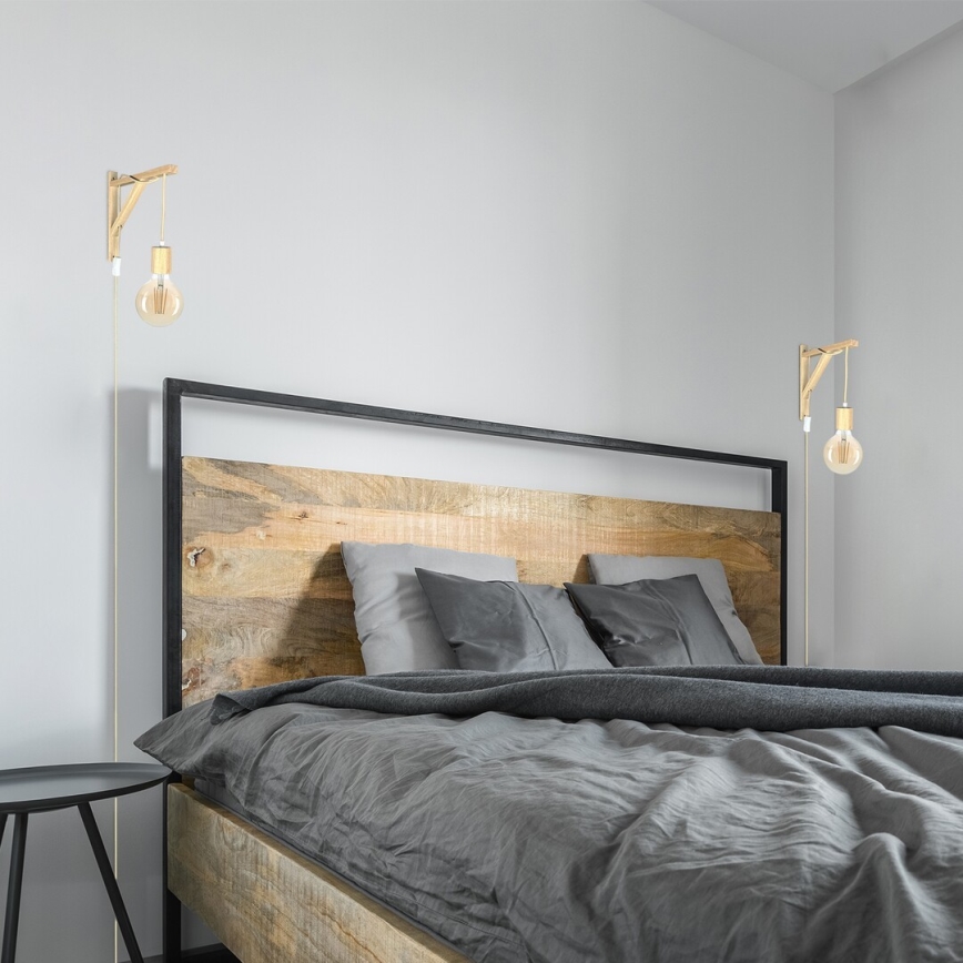 Rabalux - Wall lamp 1xE27/60W/230V beech