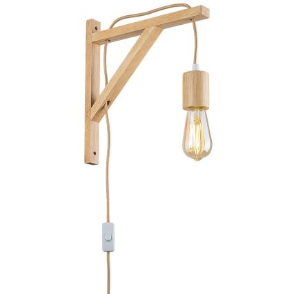 Rabalux - Wall lamp 1xE27/60W/230V beech