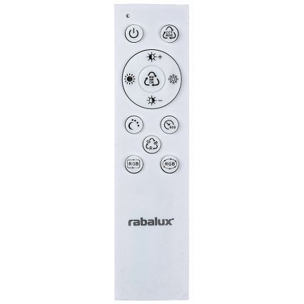 Rabalux - LED RGBW Dimmable ceiling light LED/40W/230V 2700-6500K + remote control