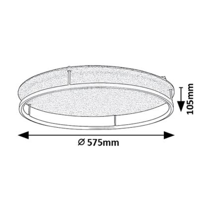 Rabalux - LED Ceiling light LED/40W/230V 3000/4000K