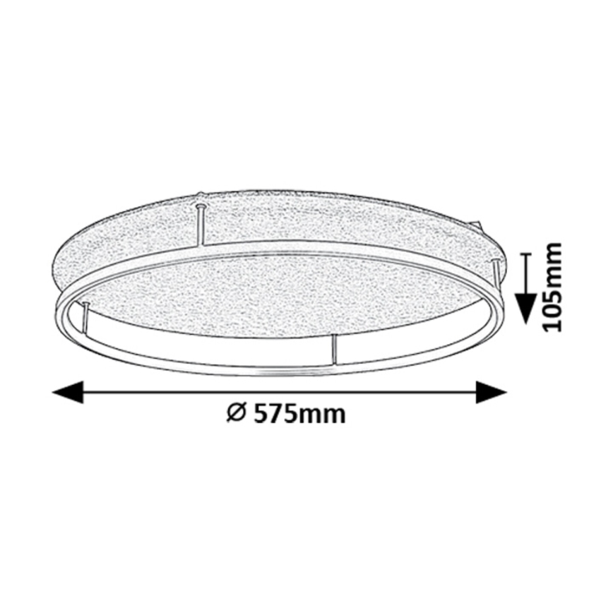 Rabalux - LED Ceiling light LED/40W/230V 3000/4000K