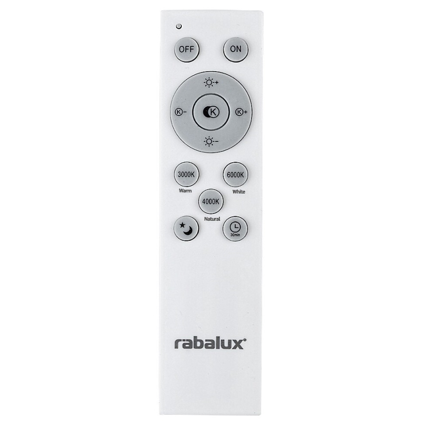 Rabalux - LED Dimmable ceiling light LED/60W/230V 3000-6000K + remote control