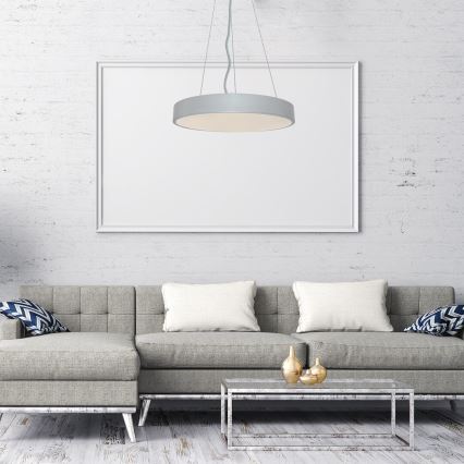 Rabalux - LED Dimmable chandelier on a string LED/60W/230V silver 3000-6000K + remote control
