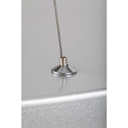 Rabalux - LED Dimmable chandelier on a string LED/60W/230V silver 3000-6000K + remote control