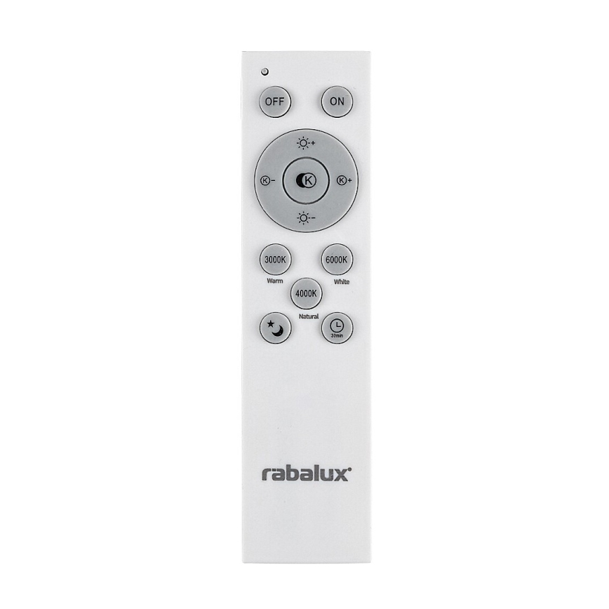 Rabalux - LED Dimmable chandelier on a string LED/60W/230V silver 3000-6000K + remote control