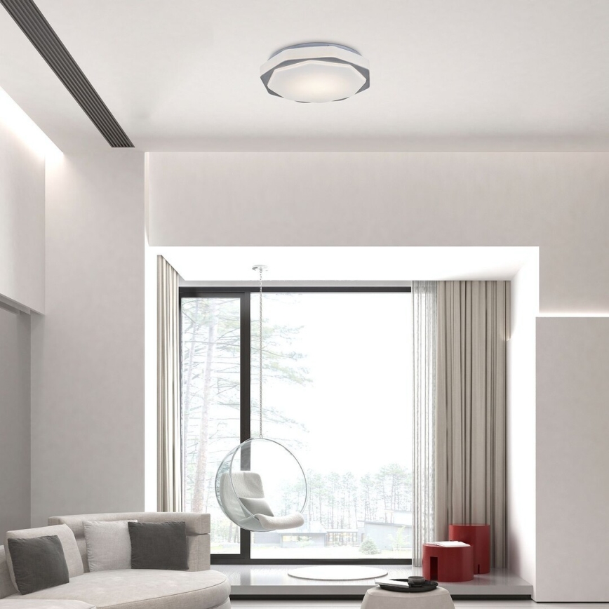 Rabalux - LED Dimmable ceiling light LED/18W/230V 3000K/4000K/6000K + remote control
