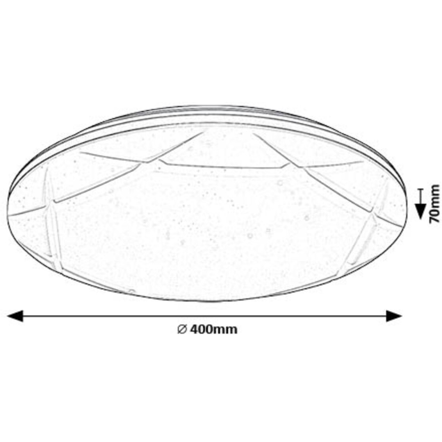 Rabalux - LED Ceiling light LED/24W/230V 4000K d. 40 cm