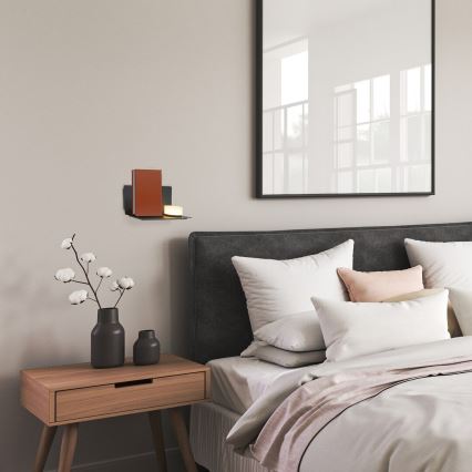 Rabalux - LED Wall light with a shelf and USB portem LED/6W/230V 3000K