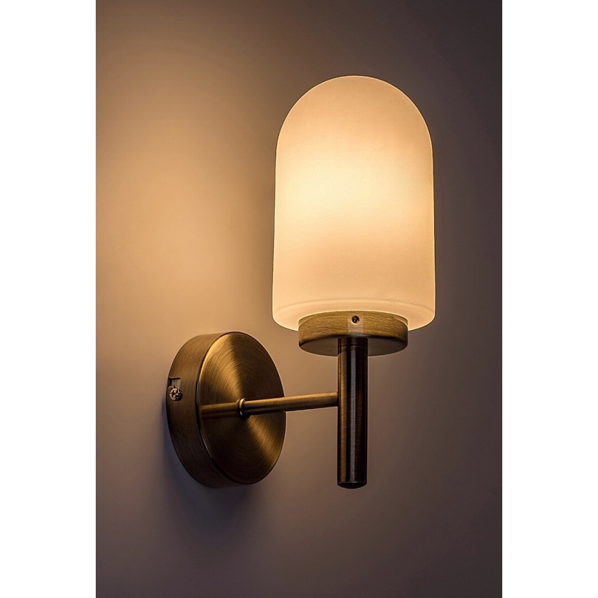 Rabalux - Bathroom wall light 1xE14/10W/230V IP44 bronze