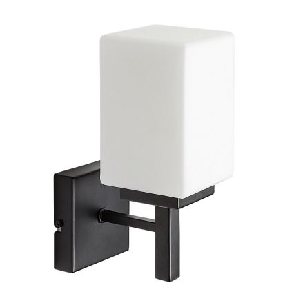 Rabalux - Bathroom wall light 1xE14/10W/230V IP44 black
