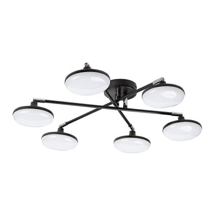 Rabalux - LED Surface-mounted chandelier 6xLED/4W/230V 3000K black