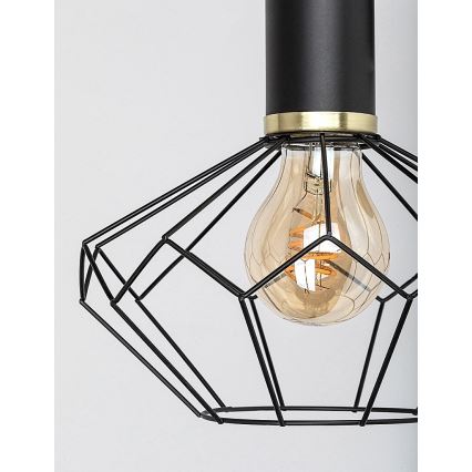 Rabalux - Wall light 1xE27/40W/230V d. 20 cm black