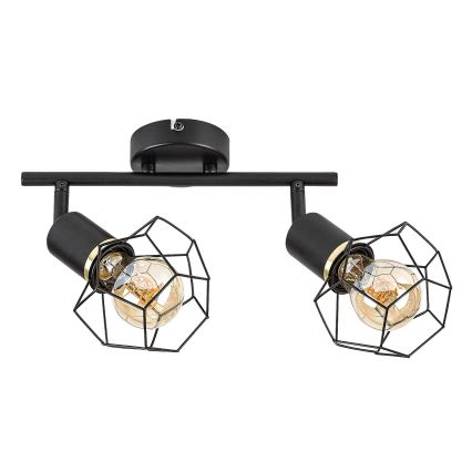 Rabalux - Spotlight 2xE27/40W/230V black
