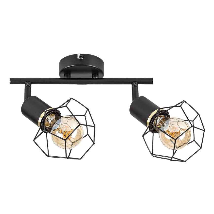 Rabalux - Spotlight 2xE27/40W/230V black
