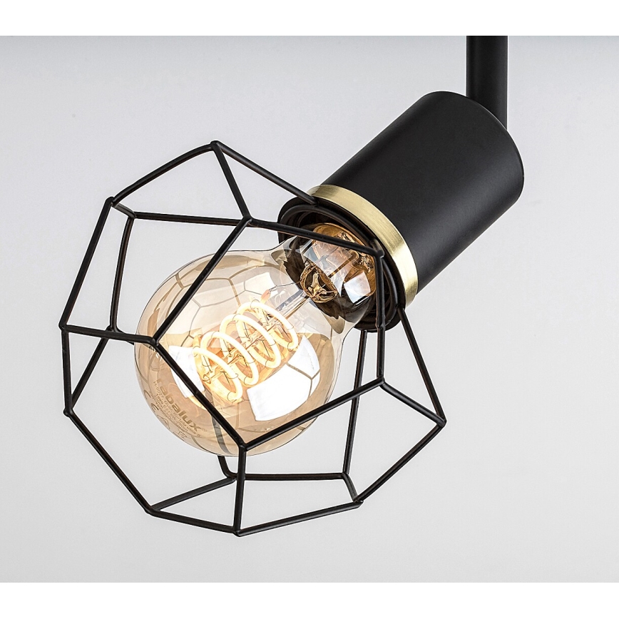 Rabalux - Spotlight 2xE27/40W/230V black