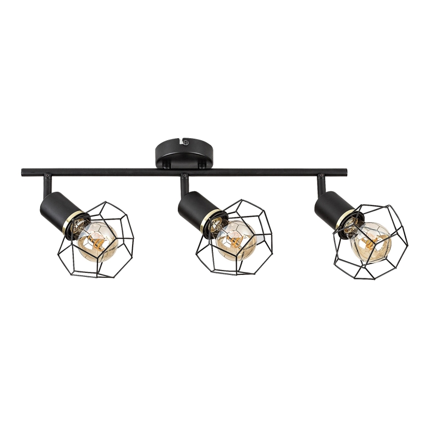 Rabalux - Spotlight 3xE27/40W/230V black