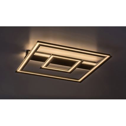 Rabalux - LED Ceiling Light LED/48W/230V 3000K Black 48.5x48.5 cm